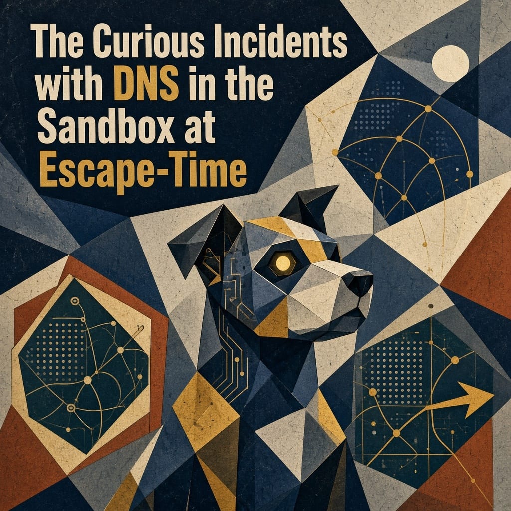 The Curious Incidents with DNS in the Sandbox at Escape-Time